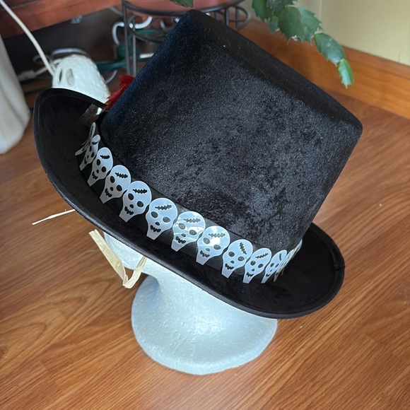 Fall Halloween Card Embellished Black Top Hat - Picture 3 of 7